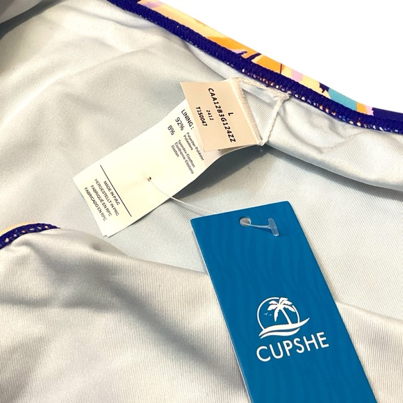 NWT Cupshe‎ Release Happiness Hipster Bikini Bottom, Large - Picture 4 of 9